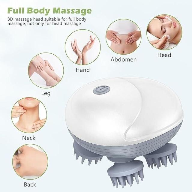 Scalp, Body & Head Massager for Hair Growth