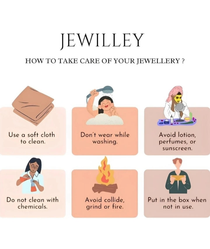 Care tips of alloy necklace set with earrings and maang tikka for bridal wear