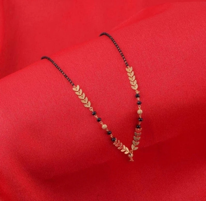 Wedding and festive mangalsutra set gold plated jewellery for women